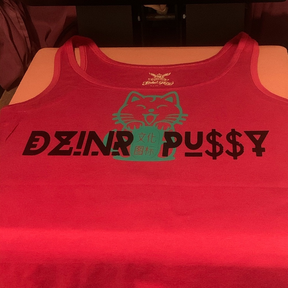 Red tank top